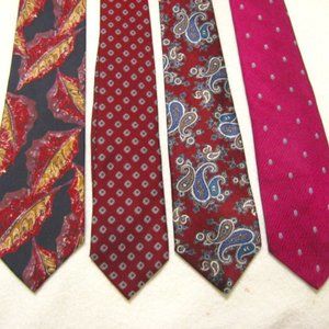 4 CHRISTIAN DIOR DRESS TIES